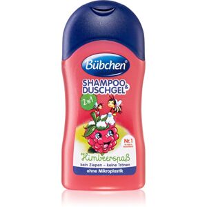 Bübchen Kids Shampoo & Shower II sampon és tusfürdő gél 2 in 1 utazási csomag Himbeere 50 ml