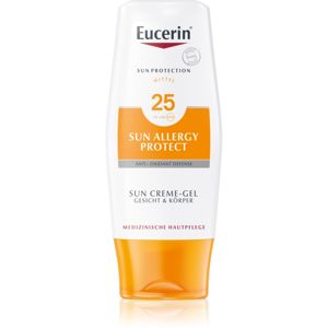 Eucerin Sun Allergy Protect védő krémes gél nap által kiváltott allergiás reakciók ellen SPF 25 150 ml