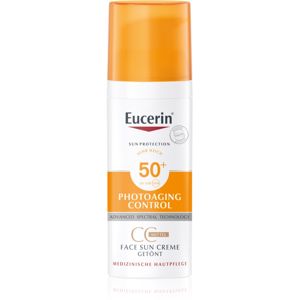 Eucerin Sun Photoaging Control CC napvédő krém SPF 50+ árnyalat Medium 50 ml