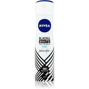 Nivea Invisible Black & White Pure izzadásgátló dezodor a fehér és sárga foltok ellen 150 ml