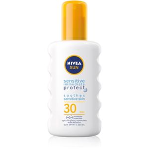Nivea Sun Protect & Sensitive napvédő spray SPF 30 200 ml