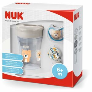 NUK Magic Cup & Space Set ajándékszett Neutral (gyermekeknek)