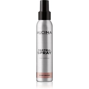 Alcina Pastell Spray színező hajspray azonnali hatással árnyalat Sandy-Brown 100 ml