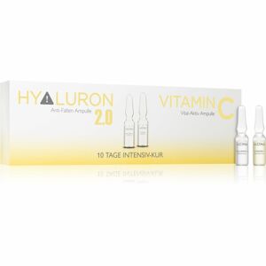 Alcina Hyaluron 2.0 + Vitamin C regeneráló arcszérum ampullákban 10x1 ml