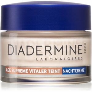 Diadermine Age Supreme Active Glow tápláló éjszakai krém érett bőrre 50 ml