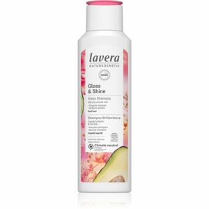 Lavera Gloss & Shine finom állagú tisztító sampon a fénylő és selymes hajért 250 ml