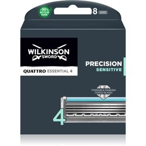 Wilkinson Sword Quattro Titanium Sensitive tartalék kefék 8 db