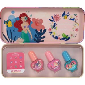 Disney Princess Ariel Dreams Gleam Nail Polish Tin körömlakk szett gyermekeknek 3 db