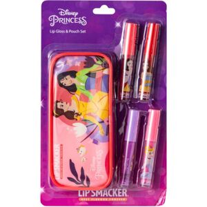 Disney Disney Princess Lip Gloss & Pouch Set ajakfény szett tokkal gyermekeknek 4 db