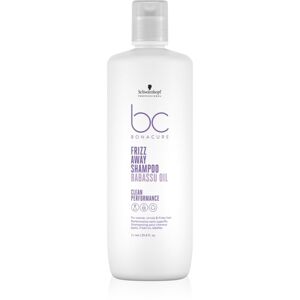 Schwarzkopf Professional BC Bonacure Frizz Away Shampoo sampon a rakoncátlan és töredezett hajra 1000 ml