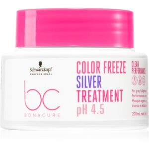Schwarzkopf Professional BC Bonacure Color Freeze Silver maszk semlegesíti a sárgás tónusokat 200 ml
