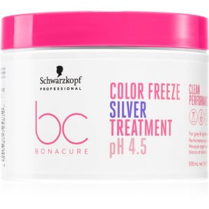 Schwarzkopf Professional BC Bonacure Color Freeze Silver maszk semlegesíti a sárgás tónusokat 500 ml