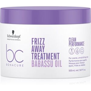 Schwarzkopf Professional BC Bonacure Frizz Away Treatment maszk a rakoncátlan és töredezett hajra 500 ml