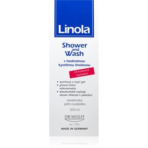 Linola Shower and Wash hipoallergén tusfürdő 300 ml