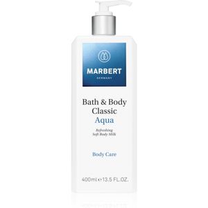 Marbert Bath & Body Classic Aqua frissítő testápoló tej hidratáló hatással