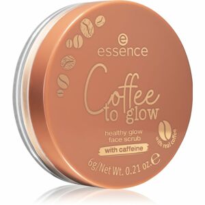 Essence Coffee to glow bőrpuhító arcpeeling árnyalat 01 Never stop grinding! 6 g