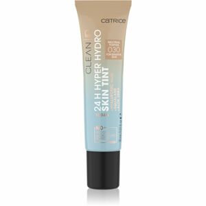 Catrice Clean ID 24 H Hyper Hydro hidratáló make-up az érzékeny arcbőrre árnyalat 030 Neutral Toffee 30 ml
