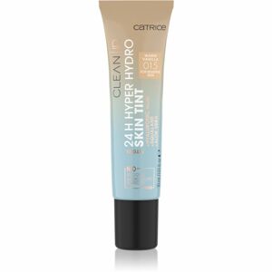 Catrice Clean ID 24 H Hyper Hydro hidratáló make-up az érzékeny arcbőrre árnyalat 015 Warm Vanilla 30 ml