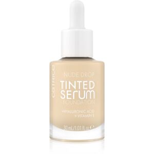 Catrice Nude Drop Tinted Serum Foundation ápoló alapozó árnyalat 001N 30 ml
