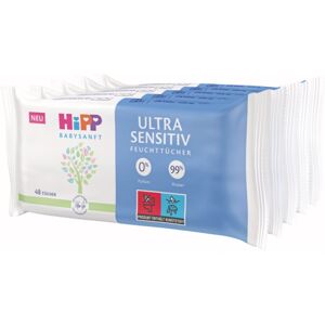 Hipp Babysanft Ultra Sensitive nedves törlőkendők gyermekeknek 5x48 db