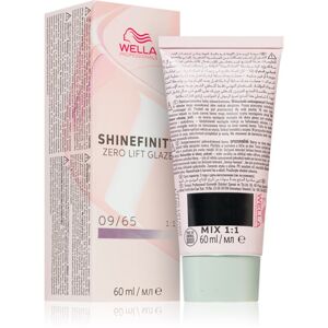 Wella Professionals Shinefinity Zero Lift Glaze tartós hajszínező árnyalat 09/65 - Pink Shimmer 60 ml