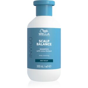 Wella Professionals Invigo Scalp Balance mélyen tisztító sampon a zsíros fejbőrre 300 ml