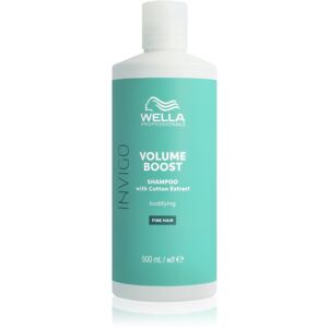 Wella Professionals Invigo Volume Boost tömegnövelő sampon a selymes hajért 500 ml