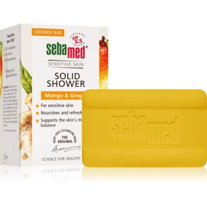 Sebamed Sensitive Skin Solid Shower szindet a táplálásért és hidratálásért illatok Mango & Ginger 100 g