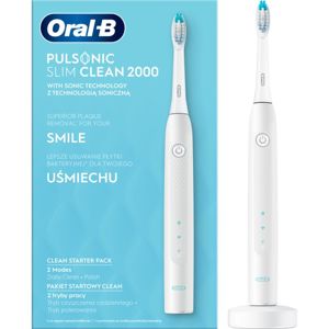Oral B Pulsonic Slim Clean 2000 White Sonic elektromos fogkefe White