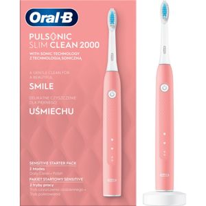 Oral B Pulsonic Slim Clean 2000 Pink Sonic elektromos fogkefe Pink