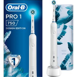 Oral B Pro 1 750 Cross Action White elektromos fogkefe tokkal 1 db
