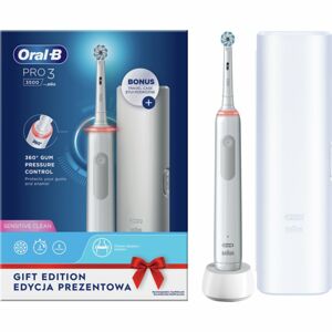Oral B Pro 3 3500 Sensitive Clean elektromos fogkefe tokkal 1 db
