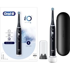 Oral B iO6 elektromos fogkefe Black Onyx