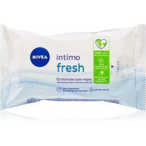 Nivea Intimo Fresh tisztító gyengéd törlőkendő intim higiéniára 15 db