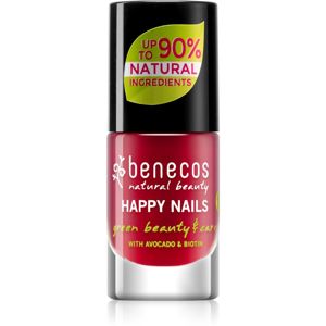 Benecos Happy Nails ápoló körömlakk árnyalat Vintage Red 5 ml