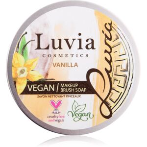 Luvia Cosmetics Brush Soap tisztító szappan kozmetikai ecsetekre illattal Vanilla 100 g