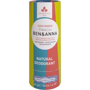 BEN&ANNA Natural Deodorant Coco Mania izzadásgátló deo stift 40 g