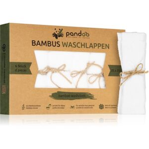 Pandoo Bamboo Washcloth fürdő pamacs 25 x 25 cm 6 db