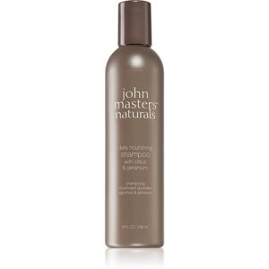 John Masters Organics Citrus & Geranium Daily Nourishing Shampoo tápláló sampon mindennapi használatra 236 ml