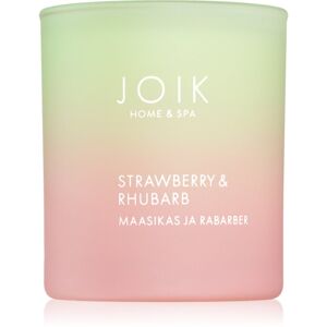 JOIK Organic Home & Spa Strawberry & Rhubarb illatgyertya 150 g