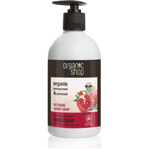 Organic Shop Pomegranate & Patchouli Kézápoló folyékony szappan pumpás 500 ml