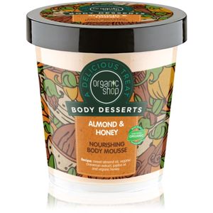Organic Shop Body Desserts Almond & Honey testhab a táplálásért és hidratálásért 450 ml