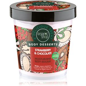 Organic Shop Body Desserts Strawberry & Chocolate testhab hidratáló hatással 450 ml