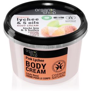 Organic Shop Lychee & 5 Oils ápoló testkrém 250 ml