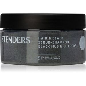 STENDERS Black Mud & Charcoal tisztító peeling a hajra és a fejbőrre 300 g