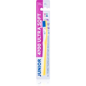 WOOM Toothbrush Junior 4700 Ultra Soft fogkefe gyermekeknek 6 éves kortól ultra gyenge 1 db