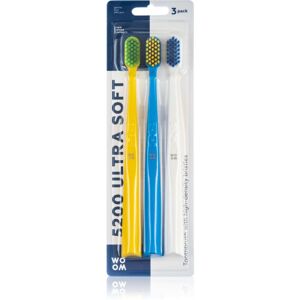 WOOM Toothbrush 5200 Ultra Soft fogkefék 3 db