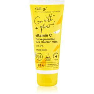 Kilig Vitamin C tisztító maszk A.H.A.-val (Alpha Hydroxy Acids) 75 ml