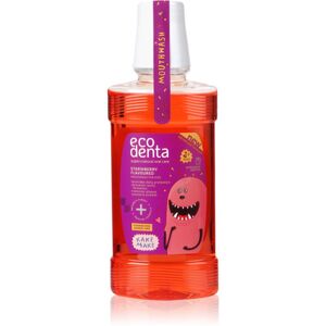 Ecodenta Super + Frissítő szájvíz gyermekeknek íz Strawberry 250 ml