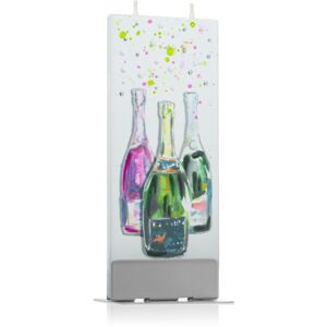 Flatyz Greetings Three Bottles Of Sparkling Wine gyertya 6x15 cm